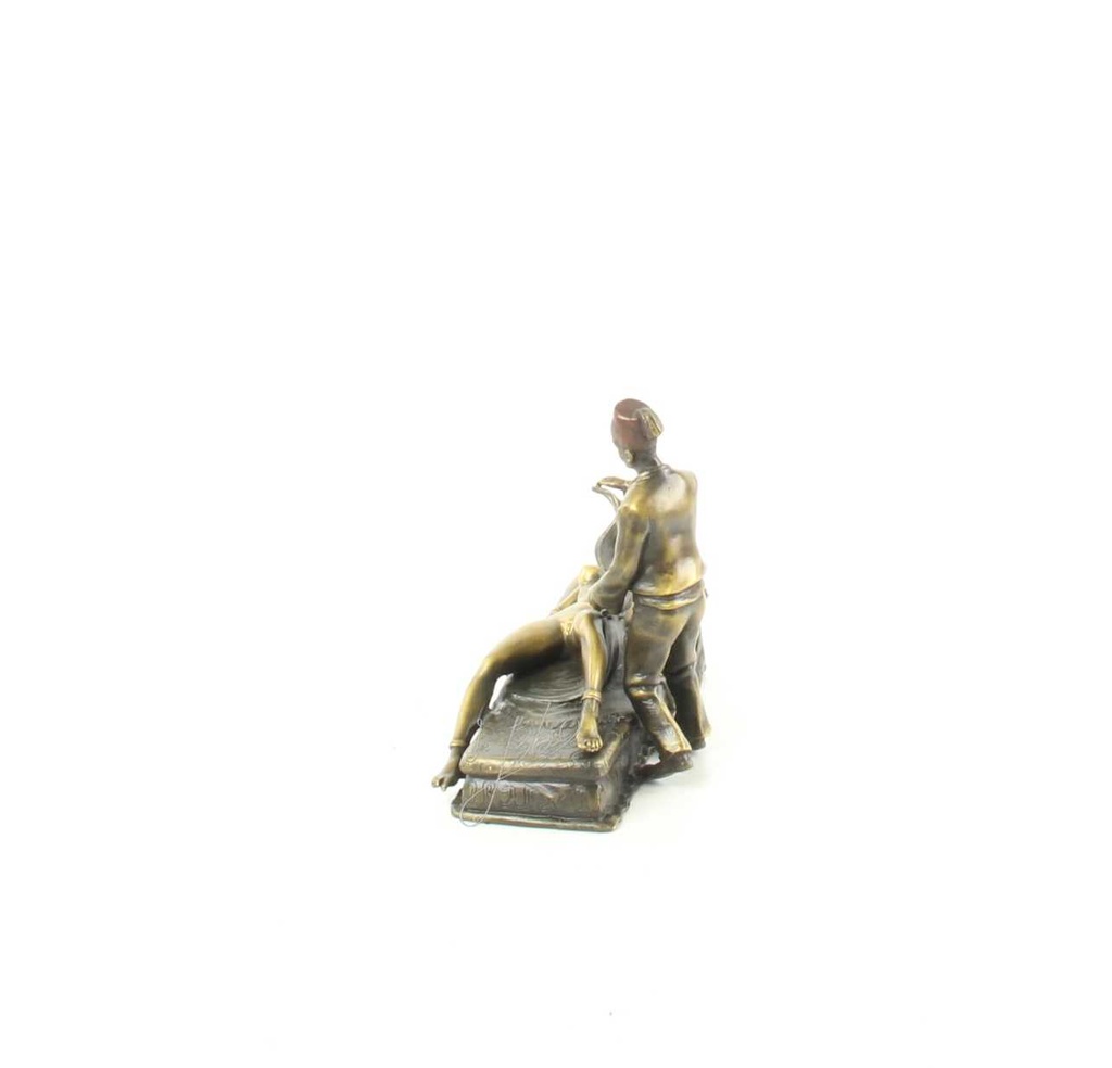 [LA-47117] Bronzeskulptur Bronzefigur Liegende Nackte Frau Bild 5