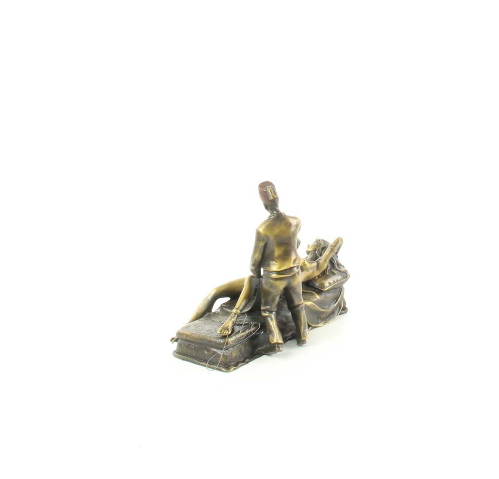[LA-47117] Bronzeskulptur Bronzefigur Liegende Nackte Frau Bild 6