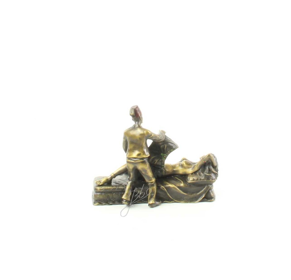 [LA-47117] Bronzeskulptur Bronzefigur Liegende Nackte Frau Bild 8
