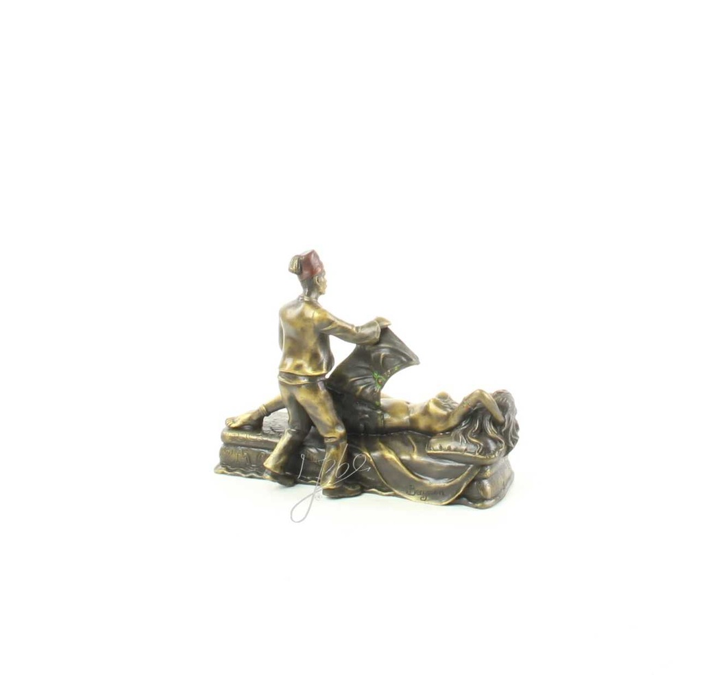 [LA-47117] Bronzeskulptur Bronzefigur Liegende Nackte Frau Bild 9