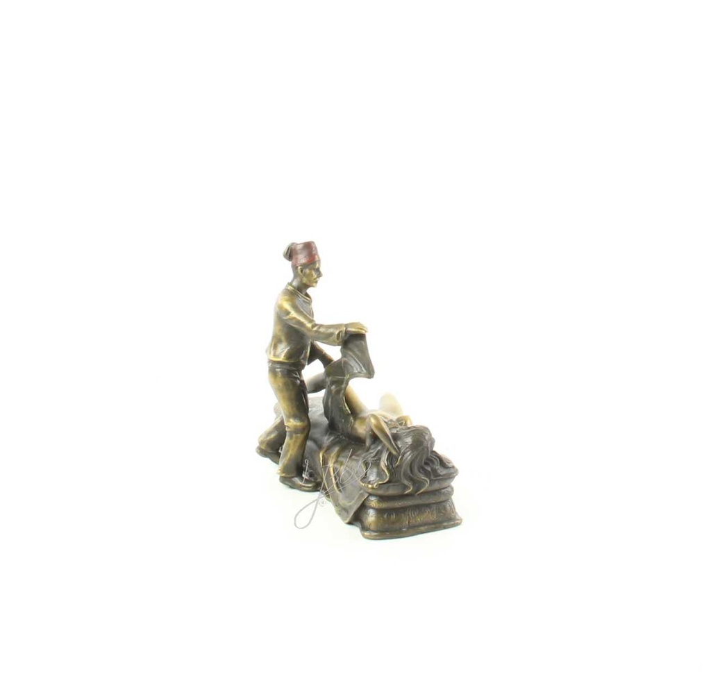 [LA-47117] Bronzeskulptur Bronzefigur Liegende Nackte Frau Bild 11