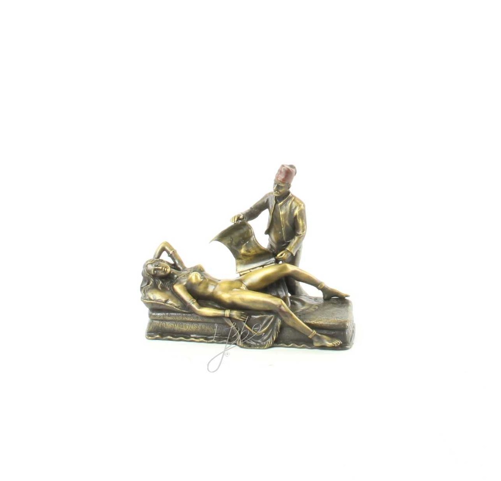 [LA-47117] Bronzeskulptur Bronzefigur Liegende Nackte Frau Bild 16