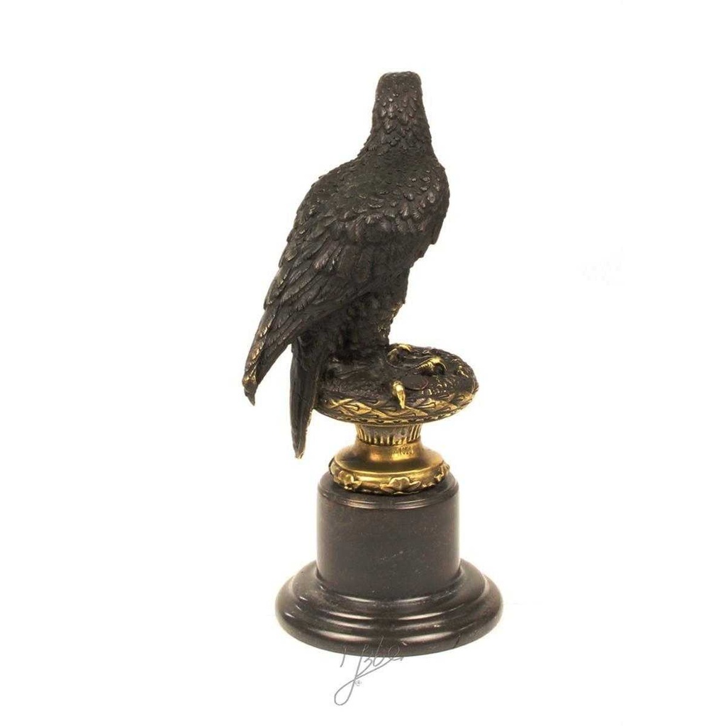 [LA-47118] Bronzeskulptur Bronzefigur Adler #47118 Bild 9