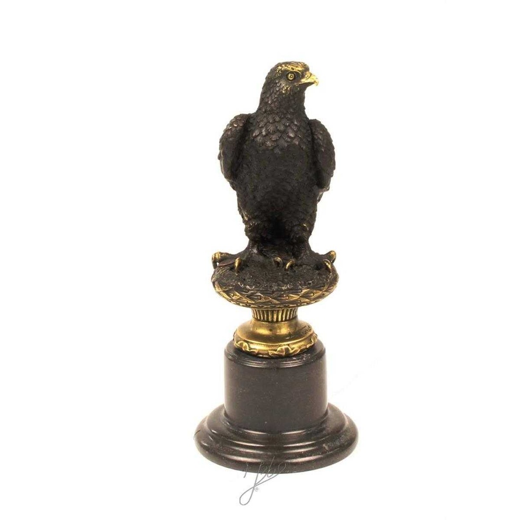 [LA-47118] Bronzeskulptur Bronzefigur Adler #47118 Bild 14