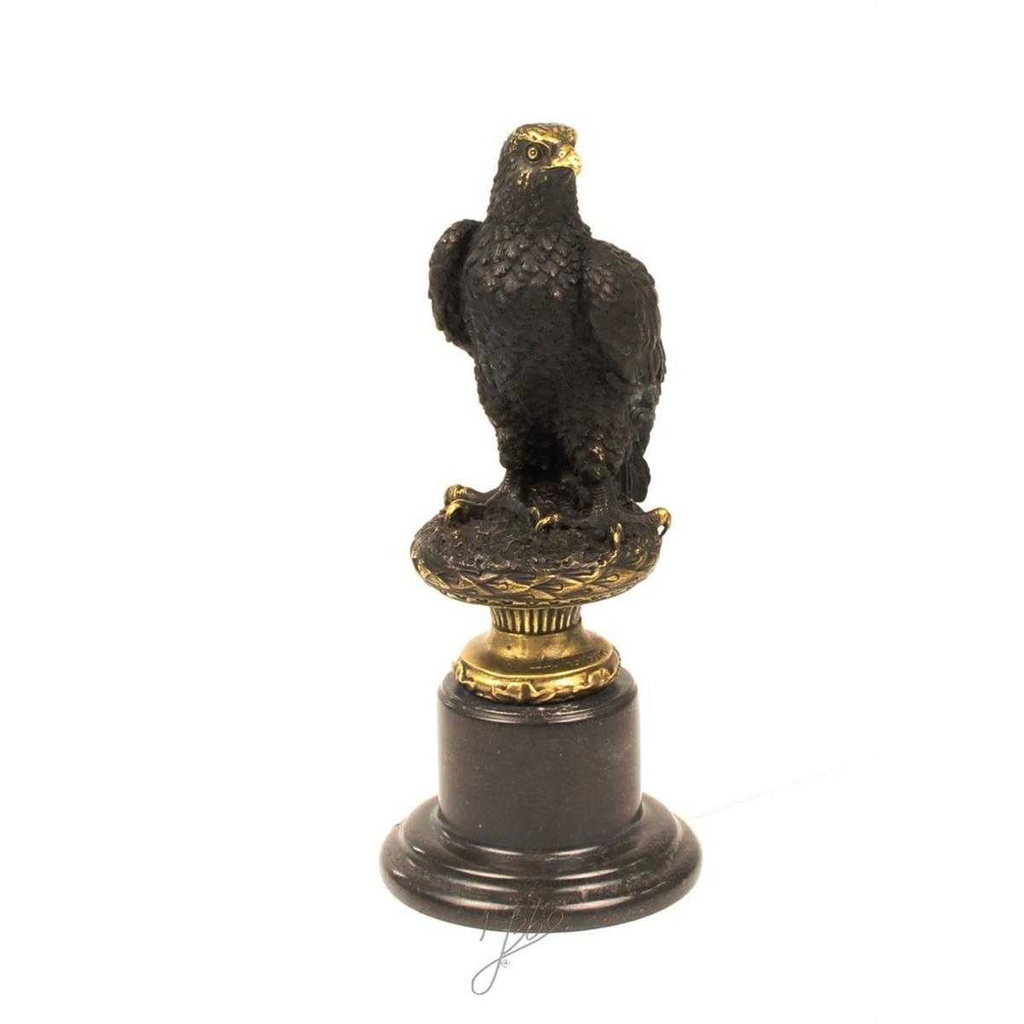 [LA-47118] Bronzeskulptur Bronzefigur Adler #47118 Bild 15