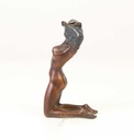 [LA-47121] Bronzeskulptur Bronzefigur Entkleidende Frau Girl Bild 4