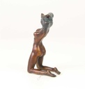 [LA-47121] Bronzeskulptur Bronzefigur Entkleidende Frau Girl Bild 5