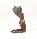 [LA-47121] Bronzeskulptur Bronzefigur Entkleidende Frau Girl Bild 10