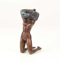 [LA-47121] Bronzeskulptur Bronzefigur Entkleidende Frau Girl Bild 16