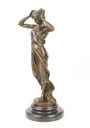 [LA-47123] Bronzeskulptur Bronzefigur Nymphe Des Tals Bild 4