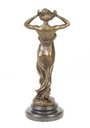 [LA-47123] Bronzeskulptur Bronzefigur Nymphe Des Tals Bild 10