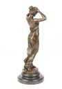[LA-47123] Bronzeskulptur Bronzefigur Nymphe Des Tals Bild 12