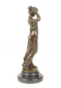 [LA-47123] Bronzeskulptur Bronzefigur Nymphe Des Tals Bild 13