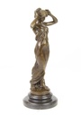 [LA-47123] Bronzeskulptur Bronzefigur Nymphe Des Tals Bild 15
