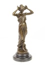 [LA-47123] Bronzeskulptur Bronzefigur Nymphe Des Tals Bild 16