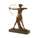 [LA-47189] Bronzeskulptur Bronzefigur Diana Göttin der Jagd Bild 9