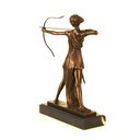 [LA-47189] Bronzeskulptur Bronzefigur Diana Göttin der Jagd Bild 10