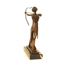 [LA-47189] Bronzeskulptur Bronzefigur Diana Göttin der Jagd Bild 11