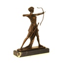 [LA-47189] Bronzeskulptur Bronzefigur Diana Göttin der Jagd Bild 14
