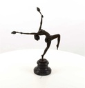 [LA-47190] Bronzeskulptur Bronzefigur Flammenspringer Bild 6