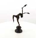 [LA-47190] Bronzeskulptur Bronzefigur Flammenspringer Bild 12