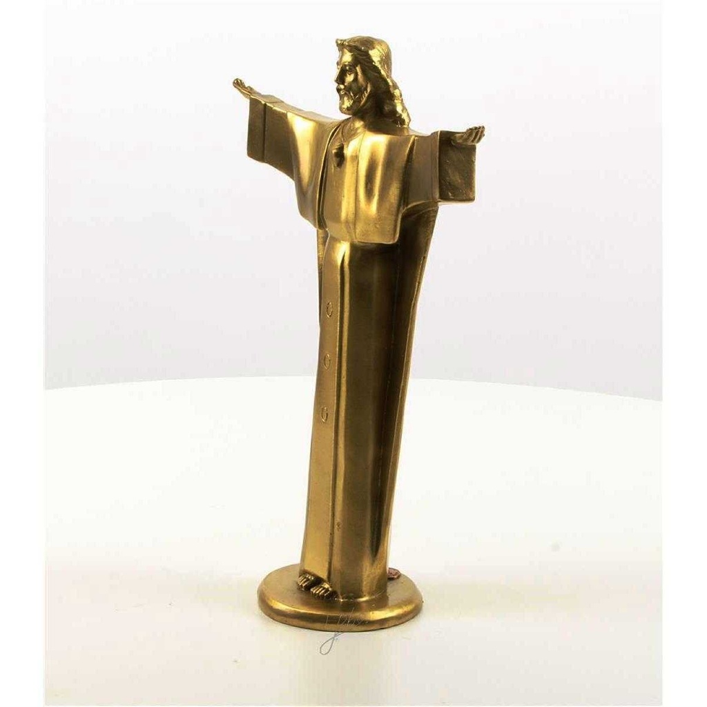 [LA-47191] Bronzeskulptur Bronzefigur Christus Der Erlöser Bild 4