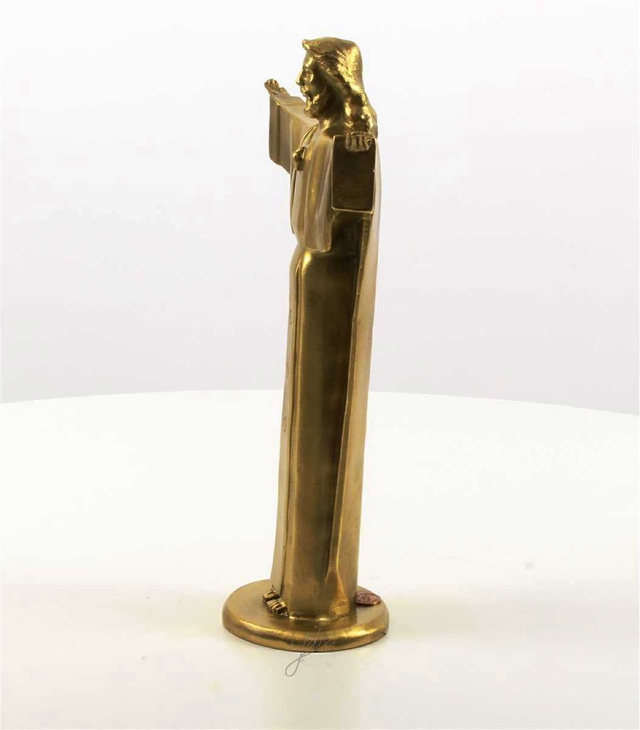 [LA-47191] Bronzeskulptur Bronzefigur Christus Der Erlöser Bild 5