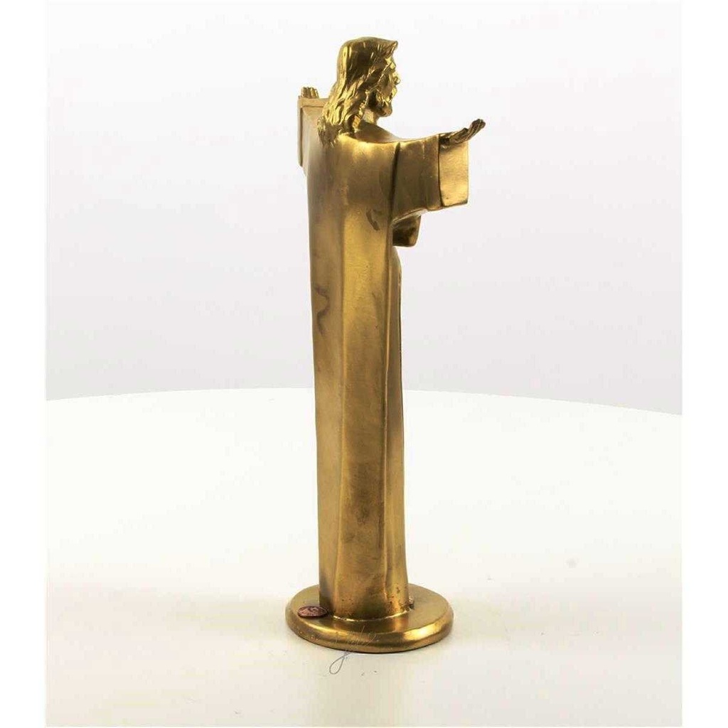 [LA-47191] Bronzeskulptur Bronzefigur Christus Der Erlöser Bild 12