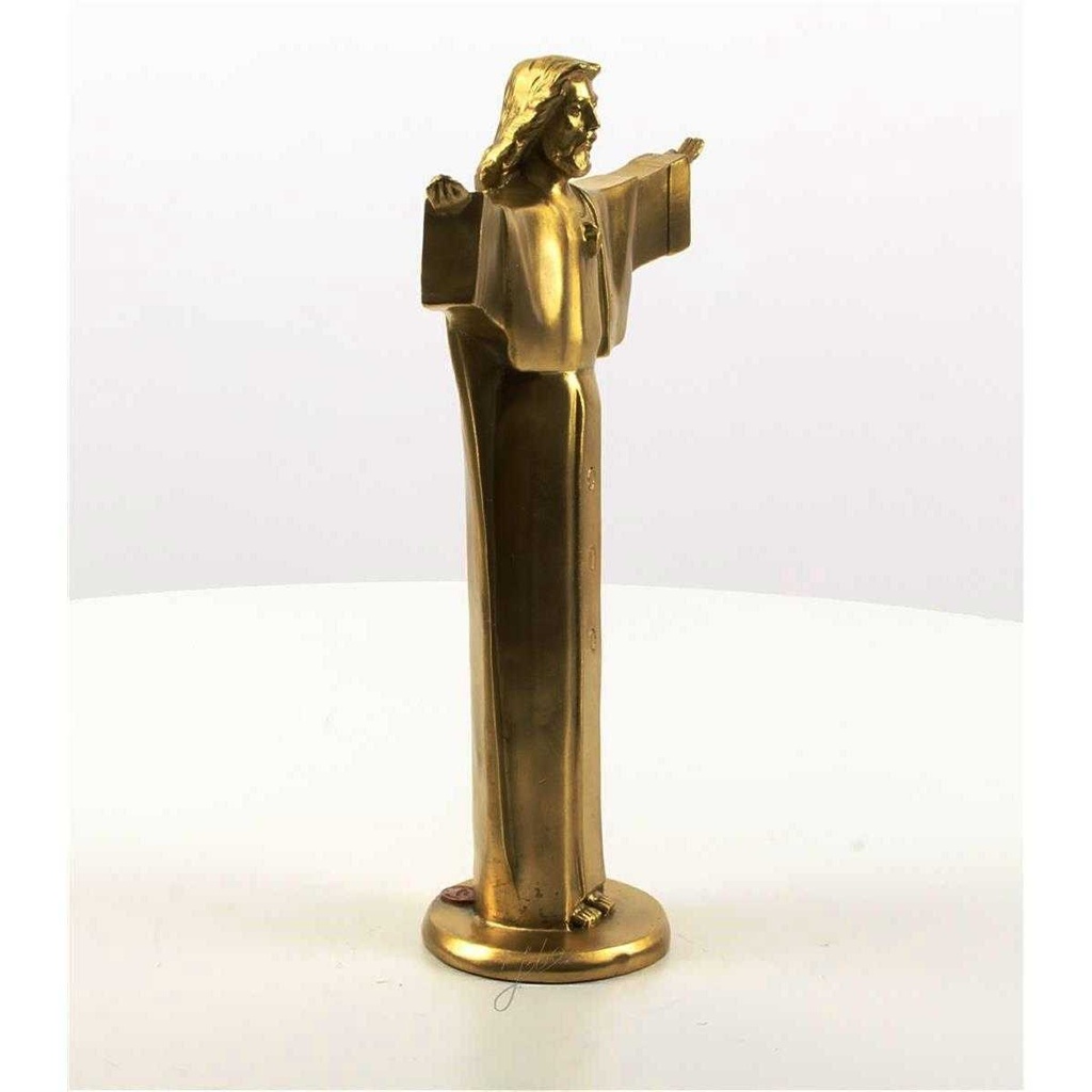 [LA-47191] Bronzeskulptur Bronzefigur Christus Der Erlöser Bild 14