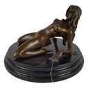 [LA-47197] Bronzeskulptur Bronzefigur Erotik Liegende Nackte Frau #47197 Bild 2