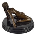 [LA-47197] Bronzeskulptur Bronzefigur Erotik Liegende Nackte Frau #47197 Bild 4