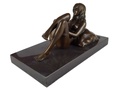 [LA-47198] Bronzeskulptur Bronzefigur Erotik Liegende Nackte Frau #47198 Bild 4