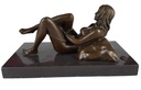 [LA-47198] Bronzeskulptur Bronzefigur Erotik Liegende Nackte Frau #47198 Bild 5
