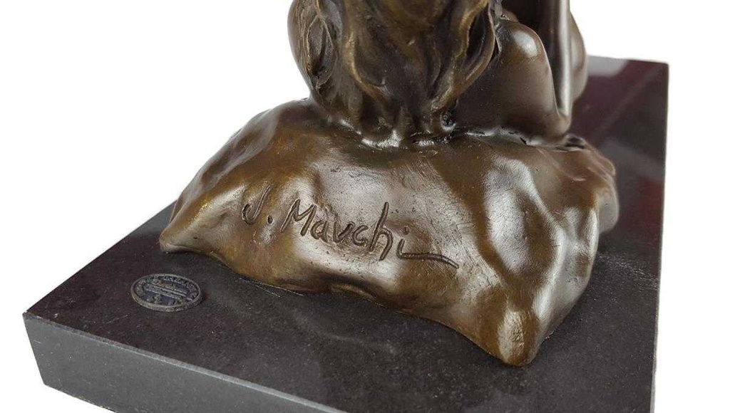 [LA-47198] Bronzeskulptur Bronzefigur Erotik Liegende Nackte Frau #47198 Bild 8