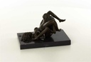 [LA-47199] Bronzeskulptur Bronzefigur Erotik zwei Frauen Lesben Beim Oralverkehr Bild 4