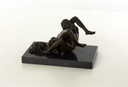 [LA-47199] Bronzeskulptur Bronzefigur Erotik zwei Frauen Lesben Beim Oralverkehr Bild 5