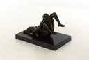 [LA-47199] Bronzeskulptur Bronzefigur Erotik zwei Frauen Lesben Beim Oralverkehr Bild 6