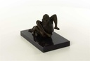 [LA-47199] Bronzeskulptur Bronzefigur Erotik zwei Frauen Lesben Beim Oralverkehr Bild 7