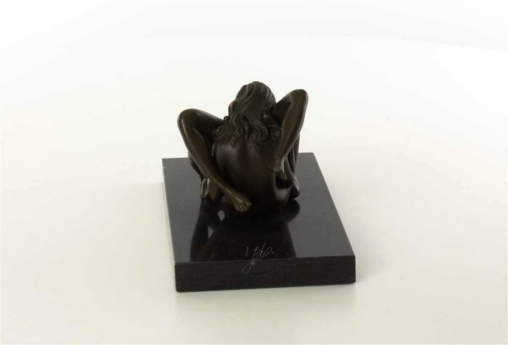 [LA-47199] Bronzeskulptur Bronzefigur Erotik zwei Frauen Lesben Beim Oralverkehr Bild 8