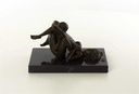 [LA-47199] Bronzeskulptur Bronzefigur Erotik zwei Frauen Lesben Beim Oralverkehr Bild 12