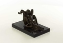 [LA-47199] Bronzeskulptur Bronzefigur Erotik zwei Frauen Lesben Beim Oralverkehr Bild 14