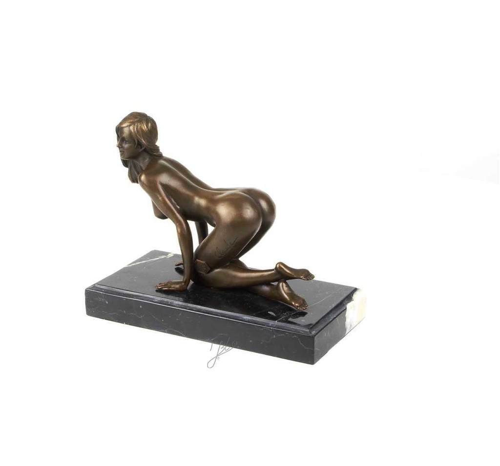 [LA-47203] Bronzeskulptur Bronzefigur Erotik Weiblicher Akt #47203 Bild 3