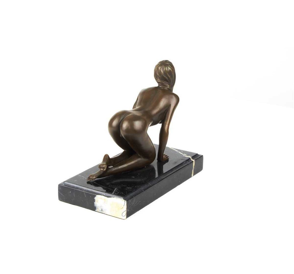 [LA-47203] Bronzeskulptur Bronzefigur Erotik Weiblicher Akt #47203 Bild 7