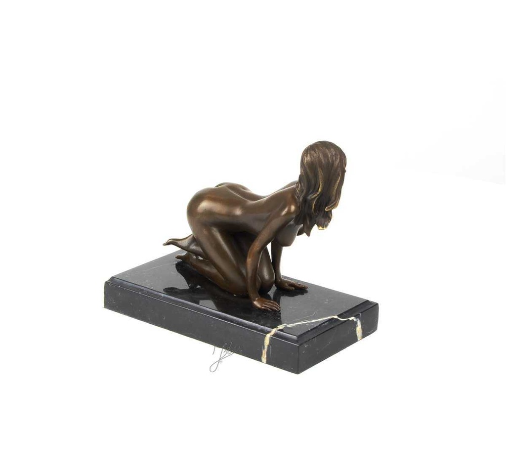 [LA-47203] Bronzeskulptur Bronzefigur Erotik Weiblicher Akt #47203 Bild 11