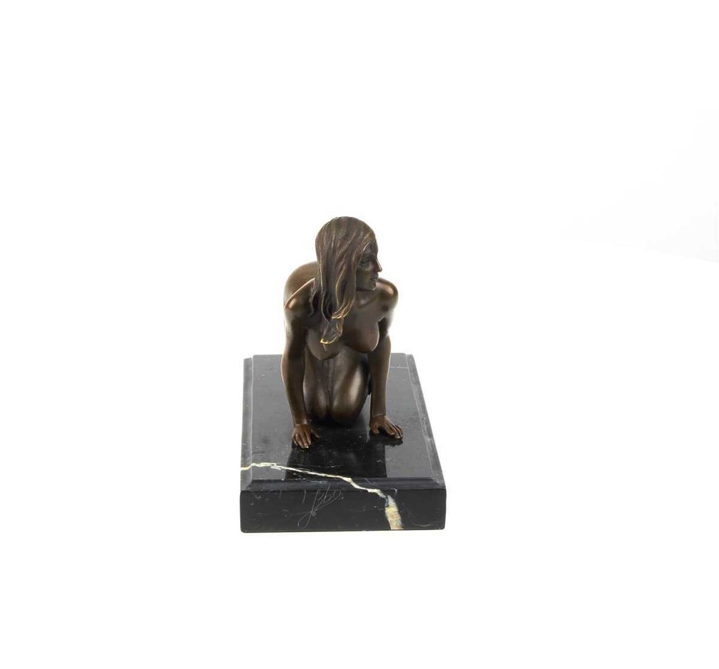 [LA-47203] Bronzeskulptur Bronzefigur Erotik Weiblicher Akt #47203 Bild 13