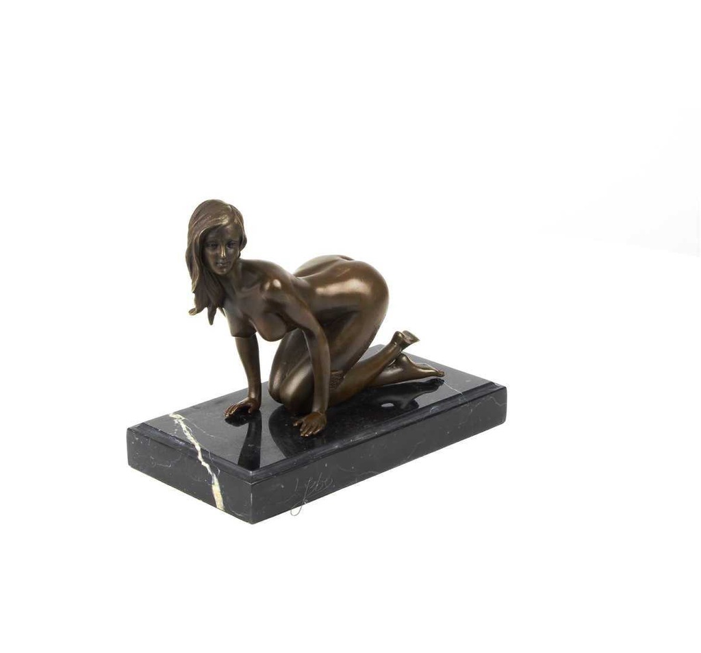 [LA-47203] Bronzeskulptur Bronzefigur Erotik Weiblicher Akt #47203 Bild 15