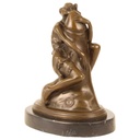 [LA-47209] Bronzeskulptur Bronzefigur Erotik Frau umarmt Phallus Penis Bild 2
