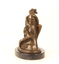 [LA-47209] Bronzeskulptur Bronzefigur Erotik Frau umarmt Phallus Penis Bild 3