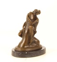 [LA-47209] Bronzeskulptur Bronzefigur Erotik Frau umarmt Phallus Penis Bild 6