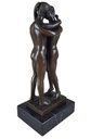 [LA-47214] Bronzeskulptur Bronzefigur Erotik Gays 2 Sich Küssende Männer Bild 4